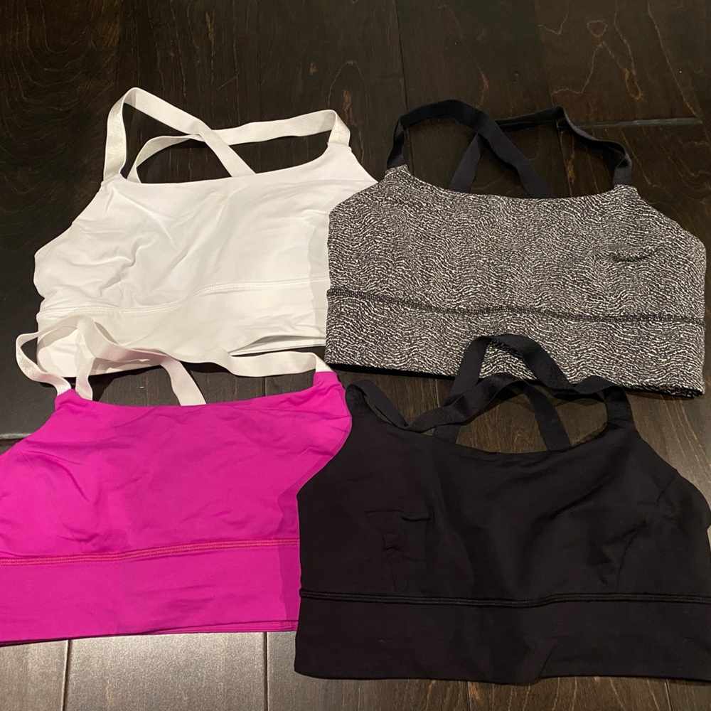 Lululemon sports bras size 8- LOT of 4